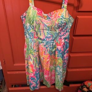 Lilly Pulitzer Multi Lovers Coral Dress